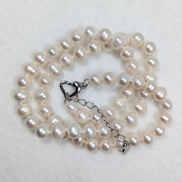 REAL - 7-8mm Pearl Necklace - Picture 7 of 13